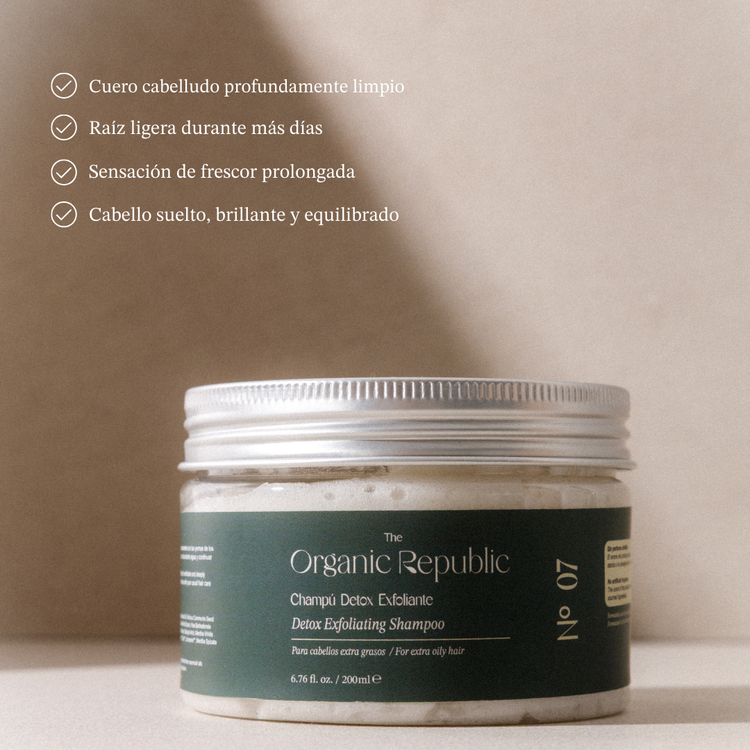 Exfoliating detox shampoo