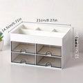 Elevate Beauty Space with 4-Drawer Desktop Makeup Organiser
