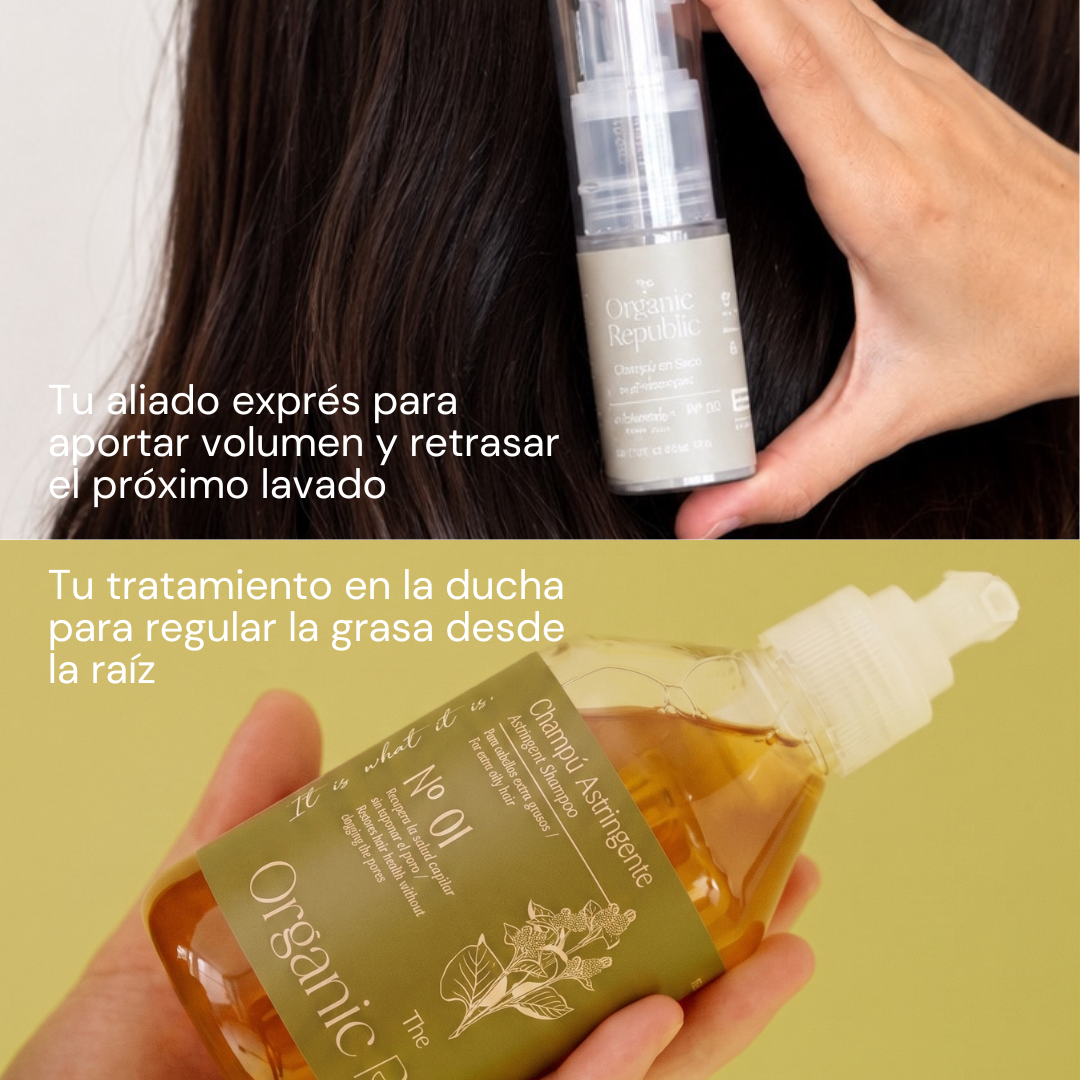Complete treatment against oily roots