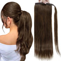 Full Shine Ponytail Extension Highlighted Bleach Blonde Ponytail Human Hair Clip in Ponytail Hair Extensions
