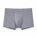 Men's Ice Silk Sexy Seamless Boxer Briefs Shorts Underwear Underpants Male Ultra-thin Breathable Panties