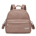 Soboba Stylish Diaper Backpack for Women Solid Fashion Waterproof Large Capacity Multi-funcional Nappy Changing Bag with 2 Strap