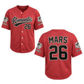 The Romantic Tour 2026 Baseball Jersey Bruno Mars Inspired Concert Tee Rose Print Casual T-shirt For Fans Kids Adults