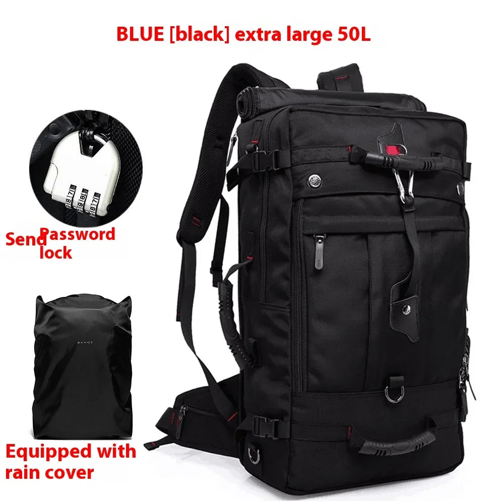 50L Waterproof Laptop Travel Backpack