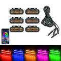 Beusfirts LED Front Grille Light FOR RAM 1500 Accessories Car Daytime Running Light Wheel Eyebrow Lamp For Pickup Offroad 12V
