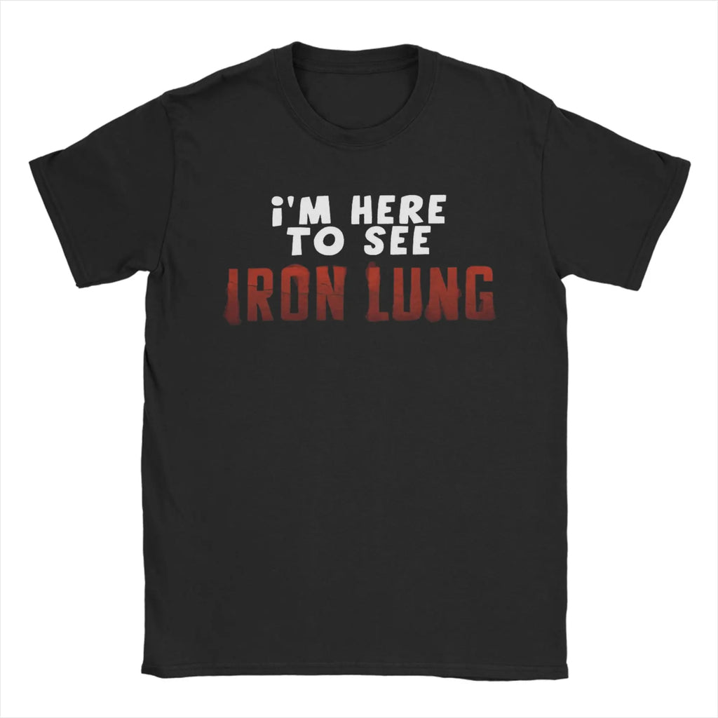 Iron Lung It's An Execution Men T Shirts  Hipster Tee Shirt Short Sleeve Crewneck T-Shirts 100% Cotton Birthday Present Tops