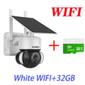 INQMEGA 4G SIM Solar Battery Camera Mini IP Camera Battery Mini Video Record IR Night Surveillance WiFi Security CCTV Camera