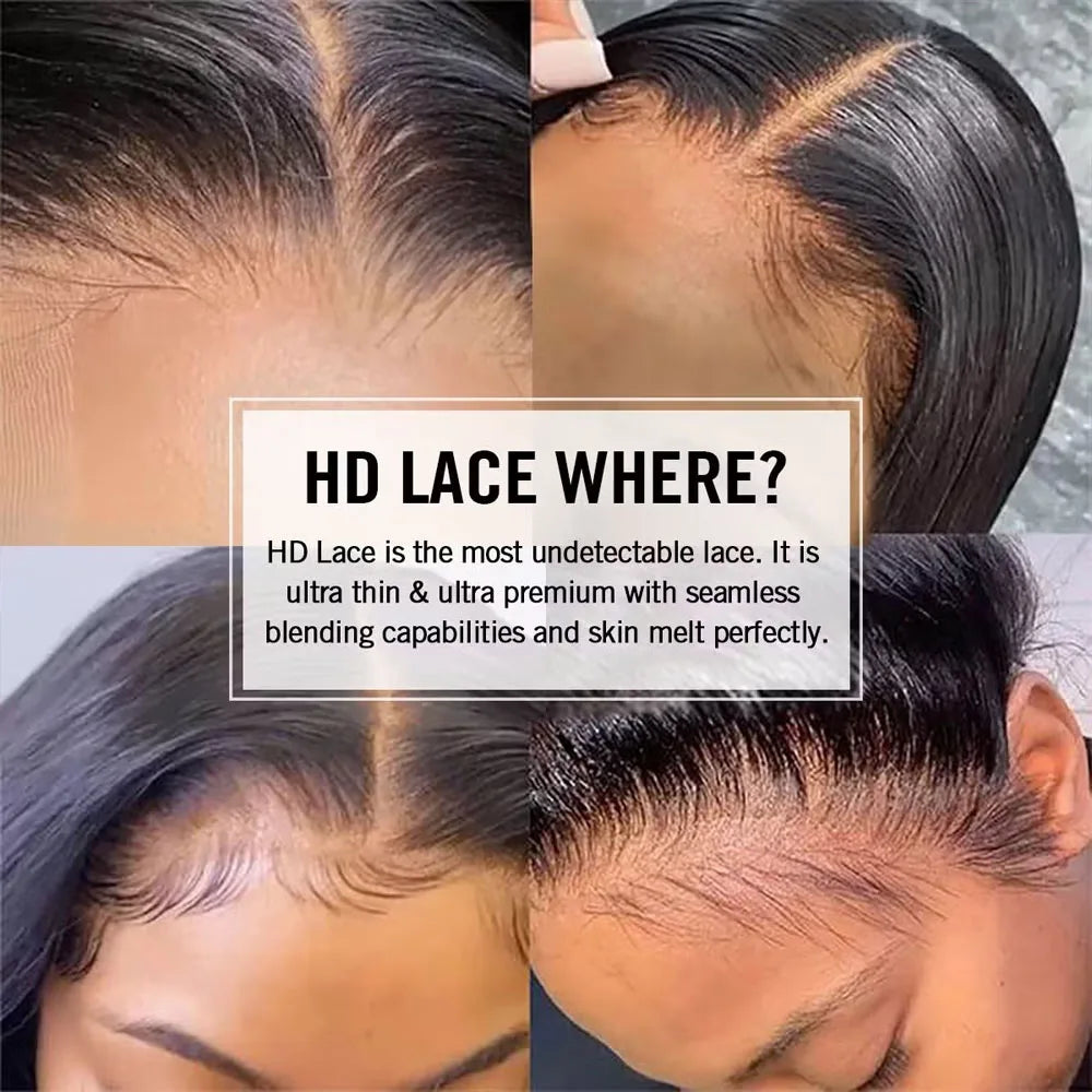 28 Inch Natural Black Lace Front Wigs Human Hair Pre Plucked Full Density Body Wave Lace Front Wigs Human Hair13x6 Wig 13x4 HD Transparent Full Frontal 5x5 Natural Wig For Woman Halloween Season