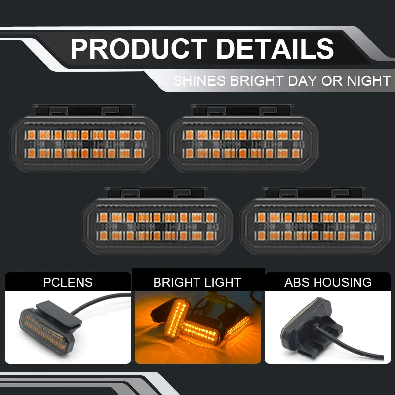Beusfirts LED Front Grille Light FOR RAM 1500 Accessories Car Daytime Running Light Wheel Eyebrow Lamp For Pickup Offroad 12V
