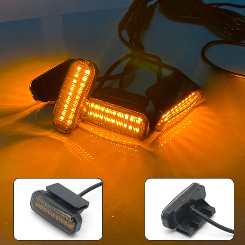 Beusfirts LED Front Grille Light FOR RAM 1500 Accessories Car Daytime Running Light Wheel Eyebrow Lamp For Pickup Offroad 12V