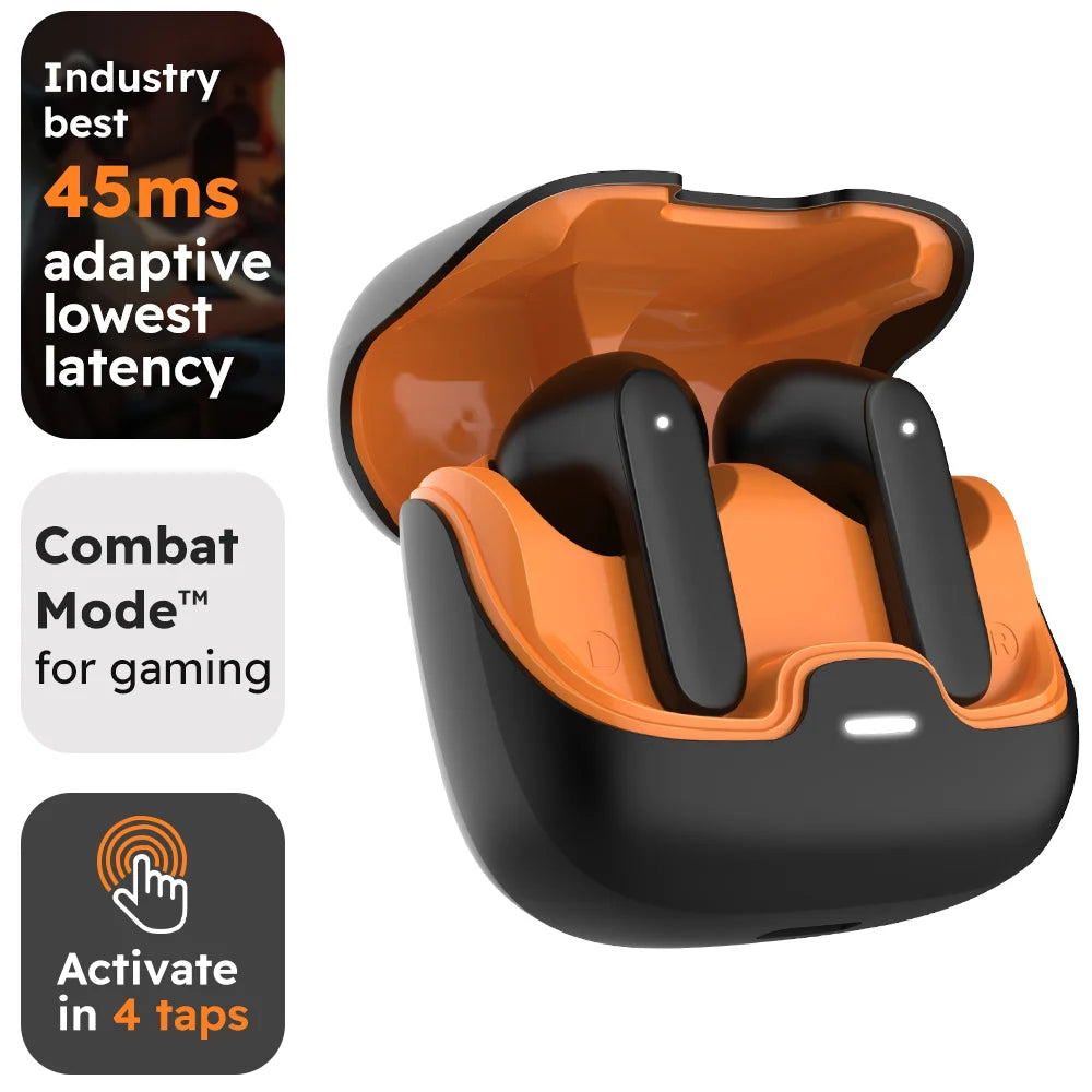 TWS Wireless Bluetooth Earphones Bluetooth 5.4 Ultra-low Latency Dual Microphone ENC Noise Cancelling in Ear Bluetooth Earphones
