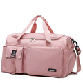 Travel Handbag Dry And Wet Separation Convertible Design Pink