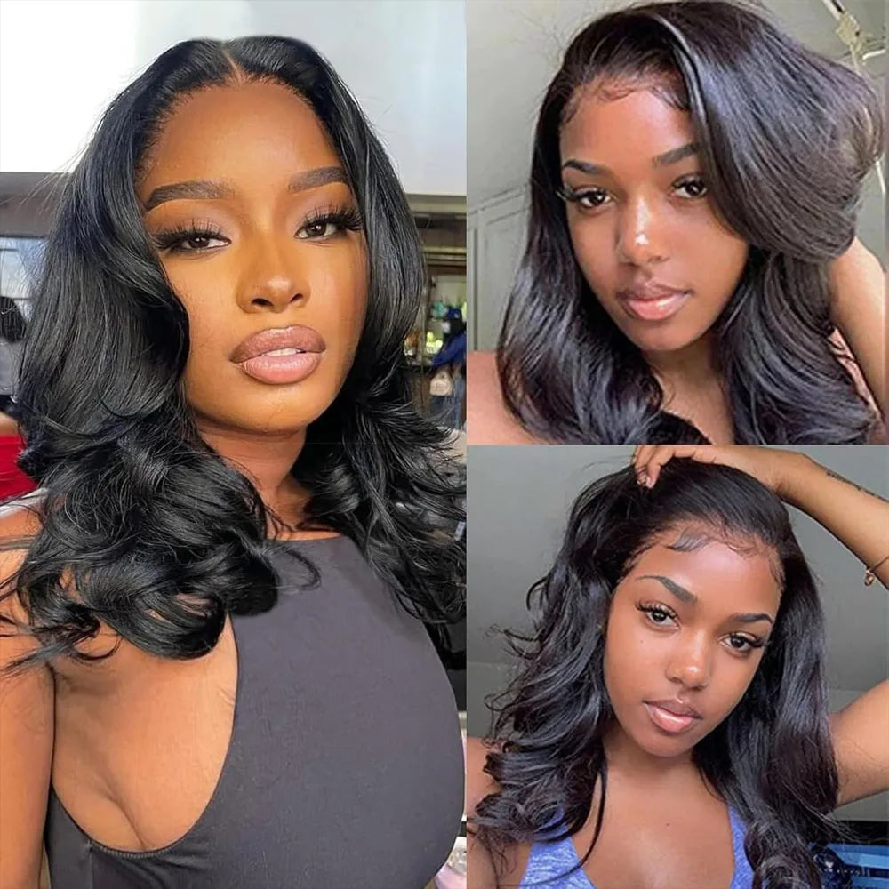 28 Inch Natural Black Lace Front Wigs Human Hair Pre Plucked Full Density Body Wave Lace Front Wigs Human Hair13x6 Wig 13x4 HD Transparent Full Frontal 5x5 Natural Wig For Woman Halloween Season