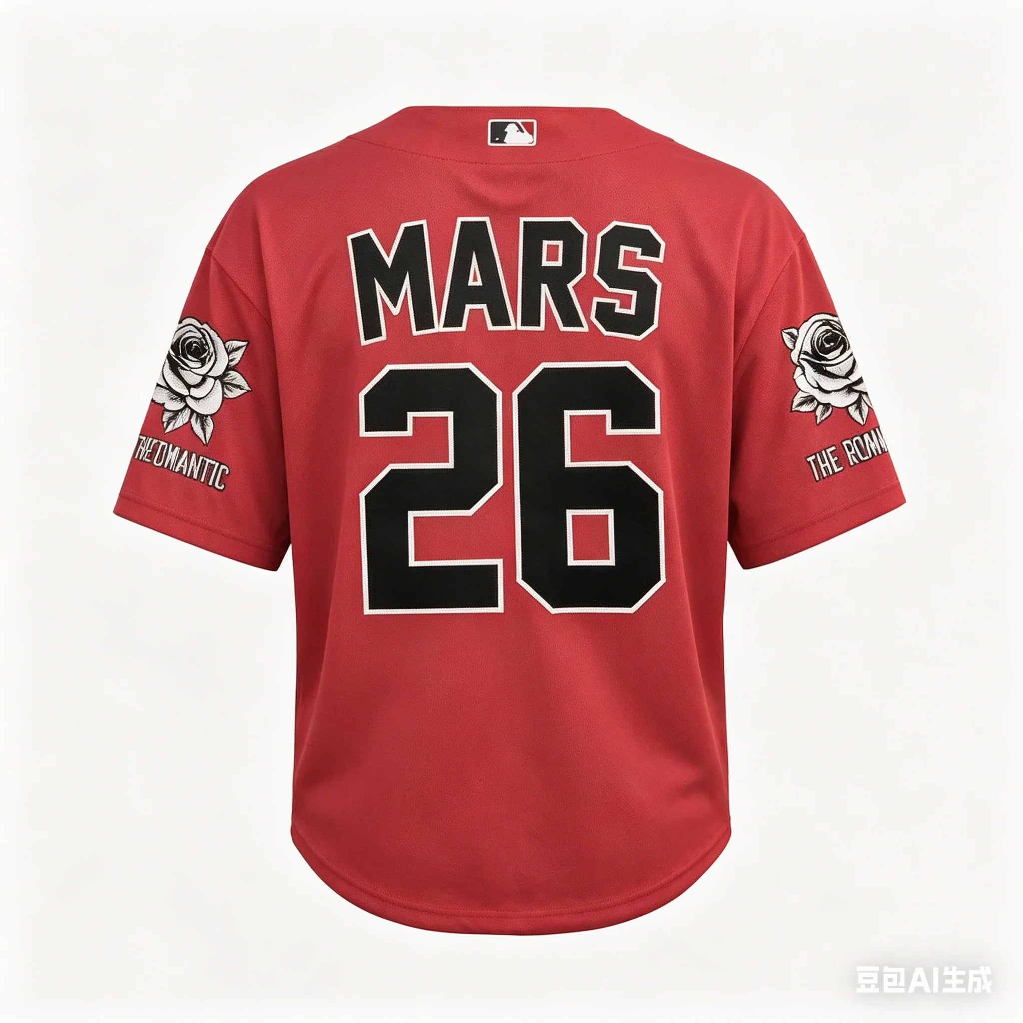 The Romantic Tour 2026 Baseball Jersey Bruno Mars Inspired Concert Tee Rose Print Casual T-shirt For Fans Kids Adults