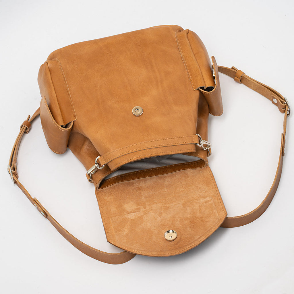Leather backpack - Chatelet (Forest Green)