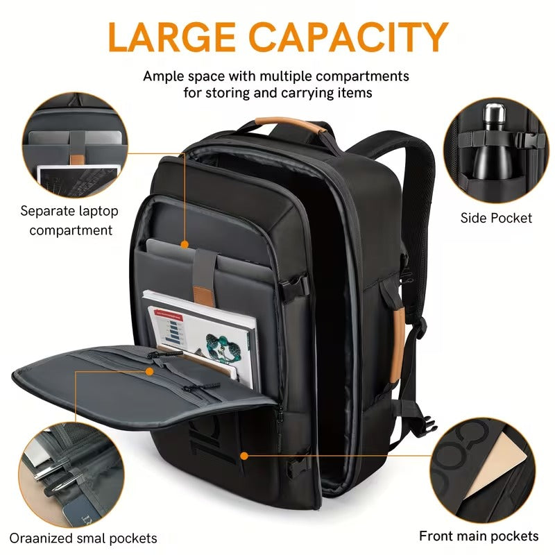 42L Travel Backpack with Laptop Compartment