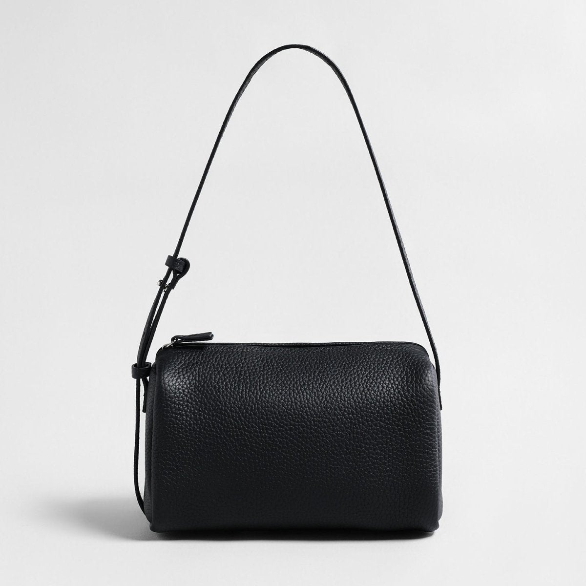 Premium Pebbled Calfskin Cylinder Bag – Trending Barrel Shoulder Crossbody