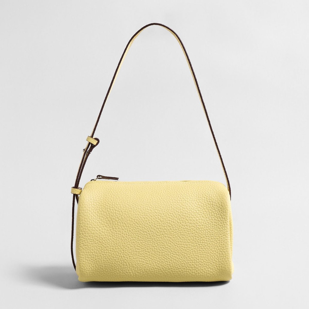 Premium Pebbled Calfskin Cylinder Bag – Trending Barrel Shoulder Crossbody