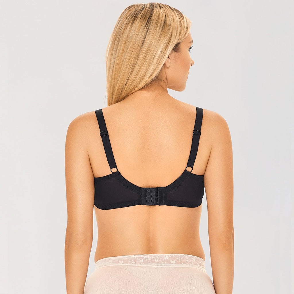 Sheer Lace Full Coverage Minimizer Underwire Bra